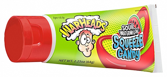 Warheads Squeeze Candy Sour Watermelon (6 x 12 x 64g)
