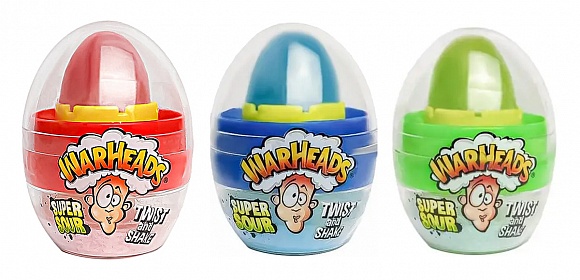 Warheads Super Sour Twist & Shake Eggo (18 x 18g)