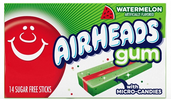 Airheads Gum Watermelon (12 x 34g)