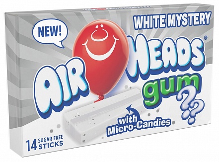 White Mystery Airheads Gum (12 x 12 x 34g)