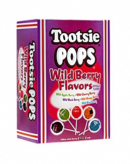 Tootsie Pops Wild Berry (10 x 100 x 17g)