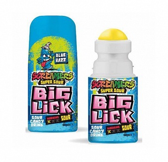 Zed Candy Screamers Super Sour Big Lick Blue Razz (12 x 60ml)