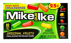 Mike and Ike Original Fruits Minis (Box of 24)