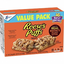 Reese's Puffs Treat Bars 16-Pack (4 x 385g)
